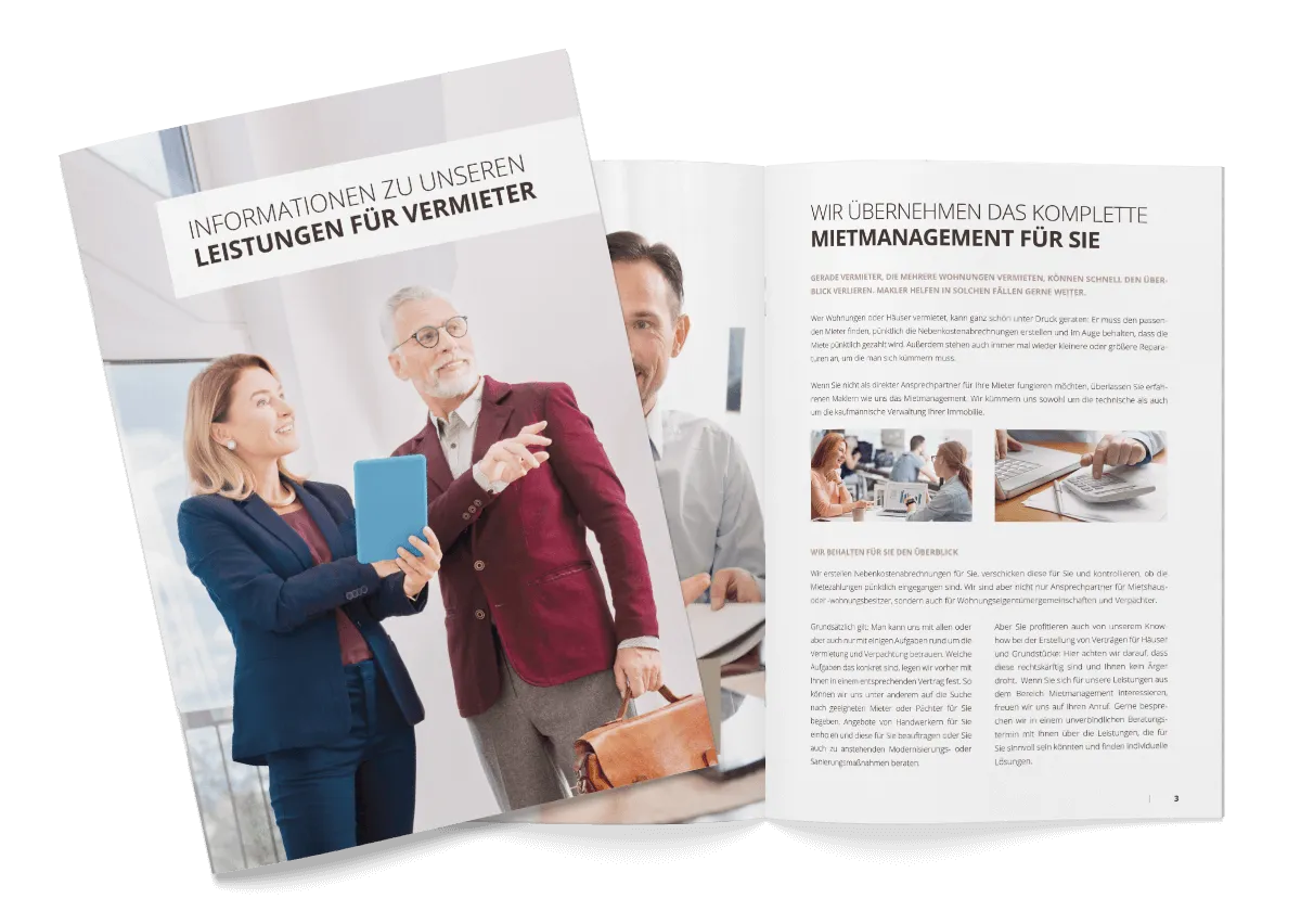 Überlassen Sie uns die Vermietung