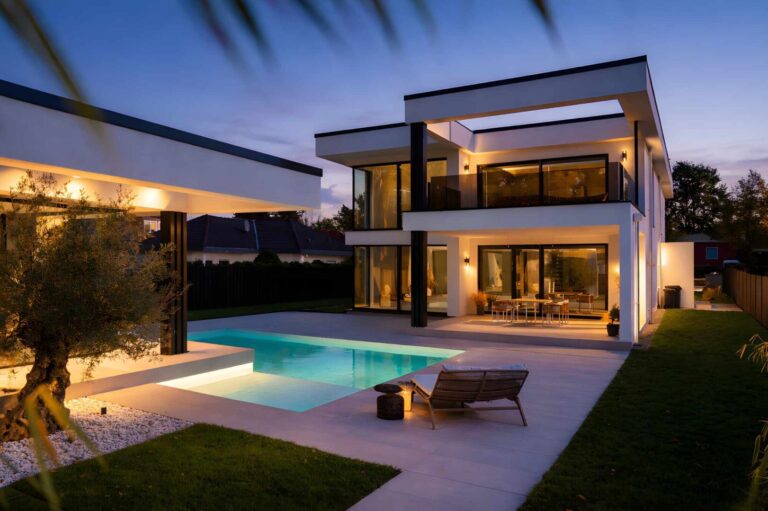 Villa by night