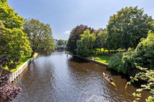 Die Alster vor der Tür