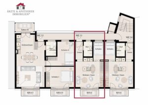 Grundriss Wohnung 13