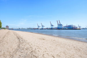Der Elbstrand vor der Tür!